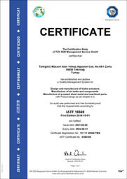IATF:16949 Certificate
